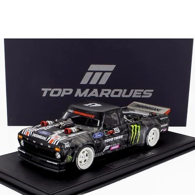 Ford EE. UU. 1977 camioneta pick-up N# 43 Hoonigan 2019 Ken Block negra escala 1:18 Foto 1 de 4