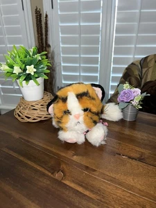 Vintage 1993 Tyco Kätzchen Kätzchen Dschungel Kätzchen 8 Zoll Plüsch schnurrend gestreift Tiger - Bild 1 von 6