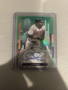 2025 Topps Finest Adam Jones Green Autograph #/75 FA-AJ - Picture 1 of 10