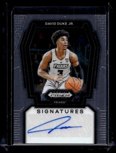 2024 Panini Prizm Draft Picks #S-DDJ David Duke Jr. Autografo - Foto 1 di 2