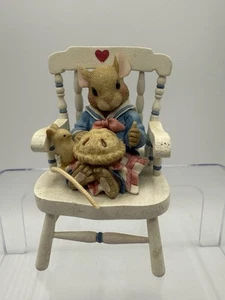 Enesco Mouse Tales Little Jack Horner Mouse Figure by Priscilla Hillman 1995 - Picture 1 of 6