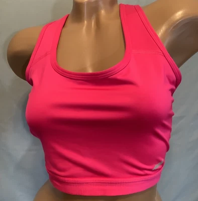 Sujetador deportivo Avia rosa compresión cruzada con tiras XXL 2XG Foto 1 de 4