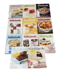 EUC Lot of 11 Kraft Food and Family Magazine 2007 - 2009 Issues - Picture 1 of 2