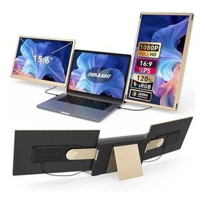 S6 Laptop Screen Extender 15.6" FHD Triple Laptop Portable Monitor New!!! - Picture 1 of 10