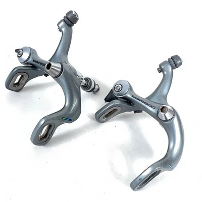 Shimano BR-6400 Brake Calipers Set Tricolor F/R in Metallic Grey - Image 1 of 4