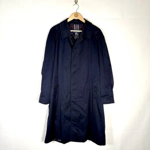 Burberry Mantel Gr. 50 kurz Vintage 90er dunkelblau einreihig Trenchcoat - Bild 1 von 14