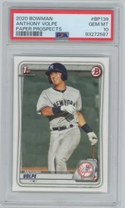 2020 Bowman paper Prospects Anthony Volpe Rookie New York Yankees #BP-139 - Picture 1 of 2