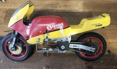 Vintage DWA Commando 1/4 Scale RC Big Block Nitro Motorcycle For Parts Or Repair - Image 1 of 4