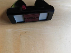 Vintage Tru-Vue Viewer Stereoscope All Black with Colored Film Lot With Box - Picture 1 of 6