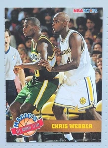 Chris Webber 1993-94 NBA Hoops Magic's All Rookie Team #1 Golden State Warriors - Imagen 1 de 2
