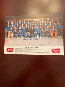 Foto del equipo de hockey de la NHL 1986-87 Buffalo Sabres - 4 HOFers - MT - Imagen 1 de 1