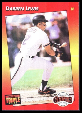 1992 Triple Play #111 Darren Lewis - Image 1 of 2