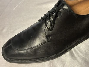 Salvatore Ferragamo Herren Schwarz Leder Oxford Elegant Schuhe Größe 11 D - Bild 1 von 9