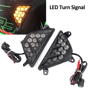 LED Turn Signal Light Indicator For KAWASAKI Ninja ZX-4R ZX-4RR ZX400R 2023-2025 - Picture 1 of 24