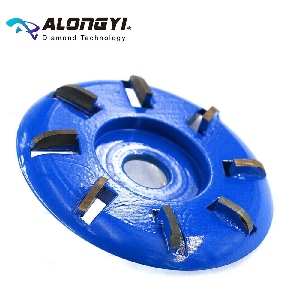 ALONGYI Eight-Tooth 90 mm Diameter 16 mm Bore Woodworking Turbine Cutter - Image 1 of 4