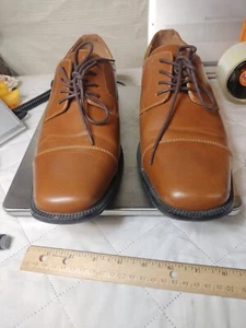 Zapatos de vestir Oxford Alfani ADAM con puntera para hombre M11 42101 marrón con cordones formales - Imagen 1 de 9