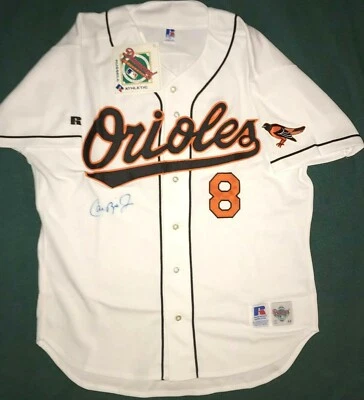 Cal Ripken autographed auto Baltimore Orioles 1995 Russell game model jersey JSA - Image 1 of 3