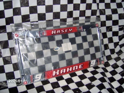 # 9 Kasey Kahne Metal License Plate Frame - Image 1 of 2