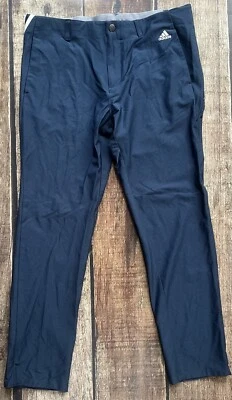 CALÇA DE GOLFE ADIDAS TRÊS LISTRAS AZUL MASCULINA TAMANHO 36X32 EXCELENTE ESTADO - Imagem 1 de 4