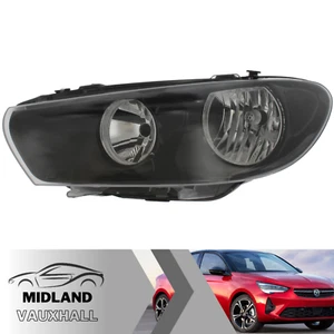 VW Scirocco 2008-2015 Headlight Headlamp Black Passenger Near Side Left Hand - Picture 1 of 7