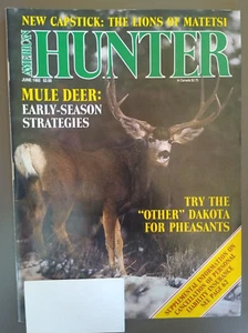American Hunter Magazine - June 1992 - Mule Deer, Pheasants in the Other Dakota - Foto 1 di 12