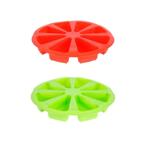 Silicone Pastry Molds Citrus Triangle Ice Cube Watermelon Slices Shape Baking - Picture 1 of 14