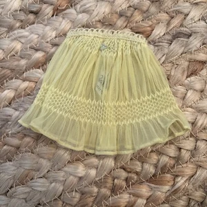Vtg 60s Barbie Sweet Dreams Yellow Nightie Pajama Sheer Top Black Tag - Picture 1 of 3