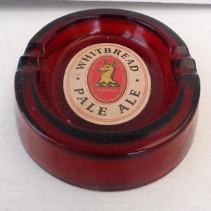 Cendrier Ashtray publicitaire - WHITBREAD PALE ALE BIERE 15 cm x 13 cm - Picture 1 of 2