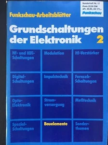 Funkschau-Arbeitsblätter Grundschaltungen der Elektronik 2, Bauelemente - Bild 1 von 2