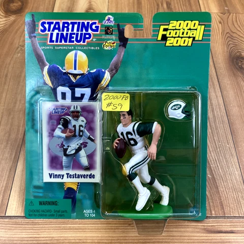 NEW Starting Lineup 2001 NFL Vinny Testaverde New York Jets Action Figure Cover