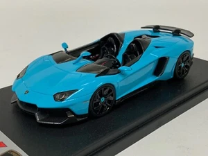 1/43 Looksmart Lamborghini Aventador J from 2012 Baby Blue LS398 - Picture 1 of 7