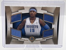 2007-08 Upper Deck Ultimate Collection Carmelo Anthony Patches Nuggets 44/50