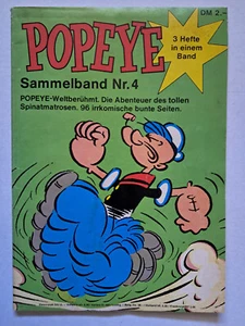 Popeye Sammelband Nr.4 mit Popeye Nr.13-15 - Z1-2 MOEWIG COMICHEFT E.C. Segar - Picture 1 of 4