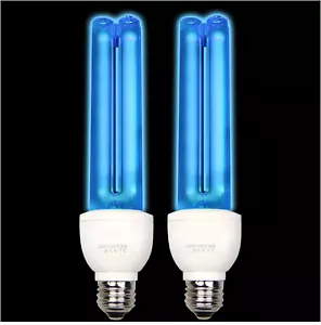 2 Pack Germicidal UV Sanitizer Light Bulb with Ozone 25 Watt UVC Bulb 185Nm/254 - Picture 1 of 8