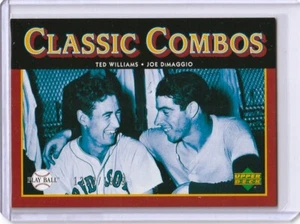 2004 Upper Deck Play Ball Classic Combos /1999 Ted Williams Joe Dimaggio #174 - Foto 1 di 2