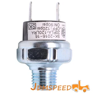 Air Pressure Switch Tank Mount Thread 1/4" NPT 12V/24V For Train Horn 90-120PSI  - Picture 1 of 12