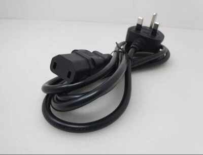 PS4 Pro,Xbox One & Xbox 360 Power Cable Mains Kettle IEC Lead 2 Pin  UK - Image 1 of 4