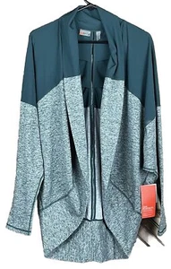 Zella Nordstram Cardigan Cool Down Jacket Green Womens M - L Active Casual - Picture 1 of 10