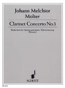 Clarinet Concerto No. 3 clarinet in Bb and orchestra Johann Melch - Picture 1 of 2