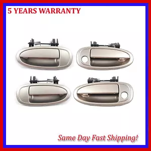 For Toyota Avalon 1995-1999 Cashmere Beige 4M9 Outer Door Handle Front & Rear - Picture 1 of 9