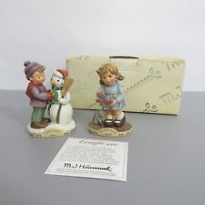 M.J. Hummel Calendar Figurines 2016 New Old Stock in Box Danbury Mint Sets of 2