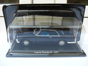 Lancia Florida II 1957 blue Hachette MIB 1:43 flavia fulvia flaminia aurelia b10 - Imagen 1 de 4