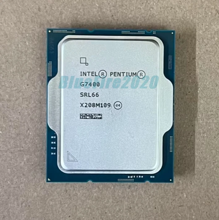 12th Gen Intel Pentium Gold G7400 LGA 1700 CPU Processor Dual-Core 3.7 GHz SRL66 - Image 1 of 4