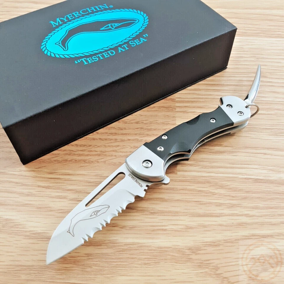 Myerchin Folding Pocket Knife Generation 2 Crew Pro Mybf377p