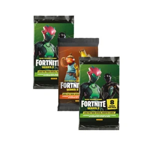 Tarjetas coleccionables Panini Fortnite serie 2 versión de EE. UU. - 3 tarjetas de refuerzo je 8 - Imagen 1 de 1