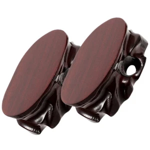 Soporte para jarrón 2 piezas exhibición de madera bonsái oriental base soporte caoba - Imagen 1 de 12