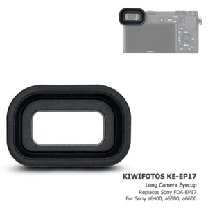 Viewfinder Soft Long Eyecup Eyepiece fr Sony A6600 A6500 A6400 replaces FDA-EP17 - Picture 1 of 9