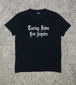 Bershka Men’s T-Shirt TEARING DOWN LA Graphic Tee S/S Crew Neck Size M - Picture 1 of 24