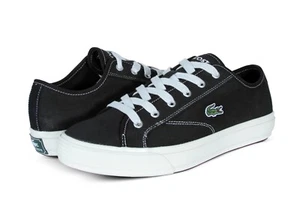 Lacoste Backcourt 124 1 CMA Men's Trainers in Black and Off White 747CMA0005454 - Picture 1 of 7