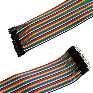 40 x cable puente 2,54 mm 1p-1p - 40 cm - cable dupont - todas las variedades - largo 40 cm - Imagen 1 de 1